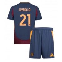 AS Roma Paulo Dybala #21 Tredjedraktsett Barn 2024-25 Kortermet (+ Korte bukser)